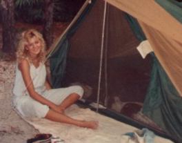 Lynette camping